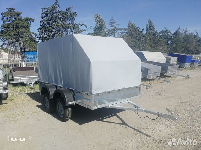Прицеп Титан 3015 2-х осный с высоким тентом