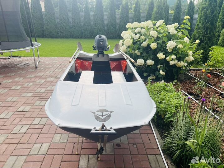 Мотор yamaha 4-х тактный и лодка 