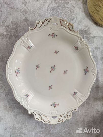 Блюдо сухарница германия Райхенбах винтаж