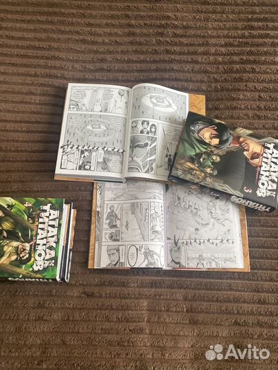 Книги атака титанов 1-5 часть