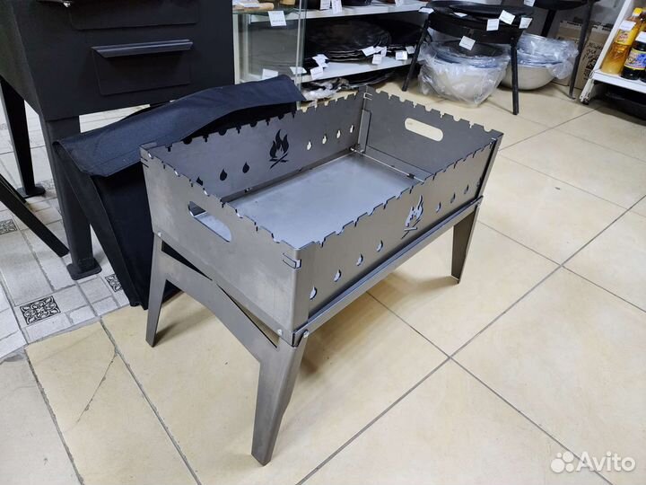 Мангал складной с сумкой 50х30 Средний