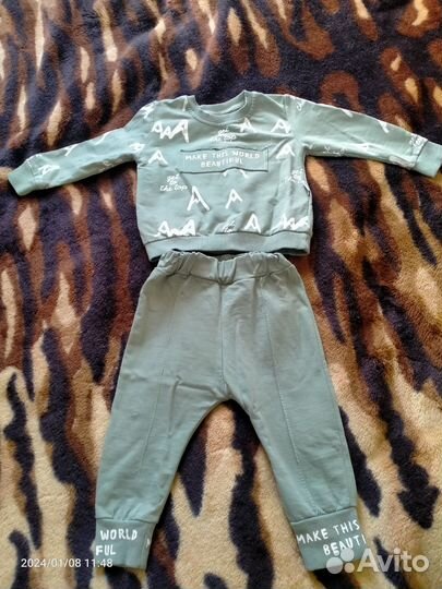 Вещи пакетом на мальчика 74