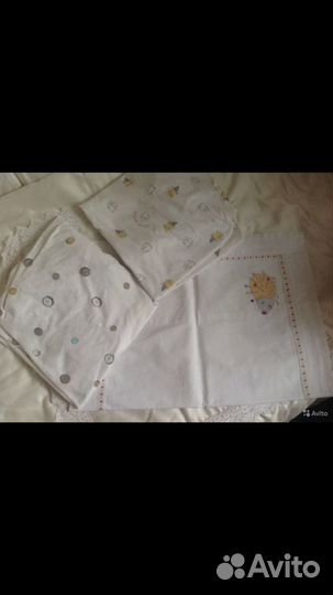 Одеяло флисовое, велюровое, комплект в кроватку