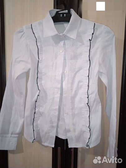 Рубашки белые для девочек