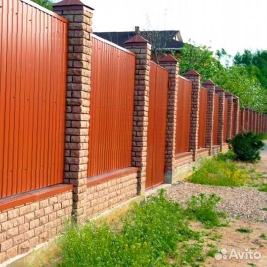 Забор из профнастила