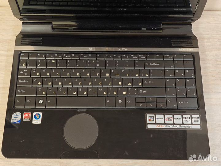 Ноутбук Packard Bell на запчасти