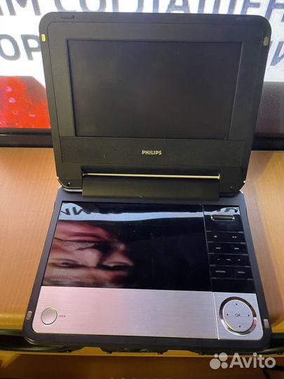 Портативный dvd плеер philips pet730/58
