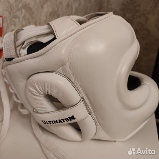 Боксерский шлем с бампером ultimatum boxing
