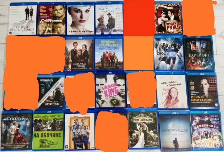 Коллекция фильмов на bluray
