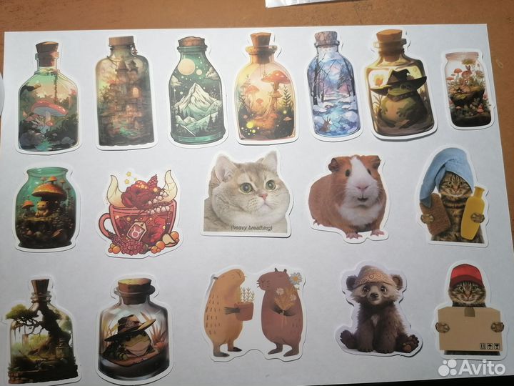 Наклейки, скрапбукинг