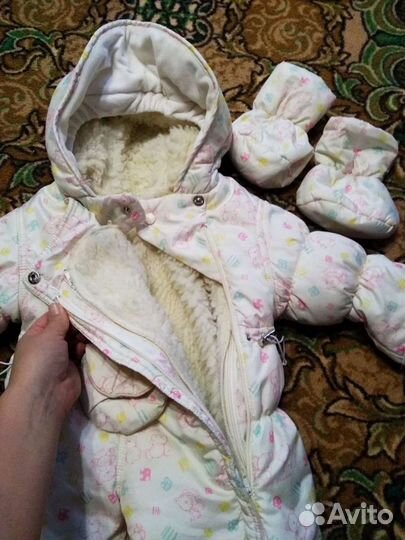 Зимний комбинезон для девочки