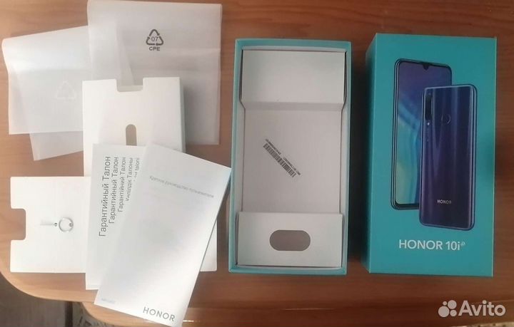 Коробка от honor 10i