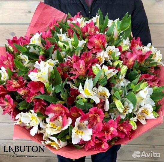 Букет из альстромерии. Доставка Новосибирск