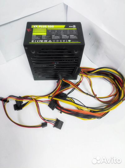 Блок питания AeroCool VX Plus 500 500W 24+8+6pin