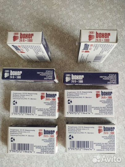 Скобы для степлера 8 пачек