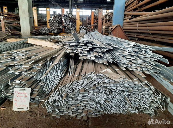 Полоса стальная 100х10, 6 м Ст3