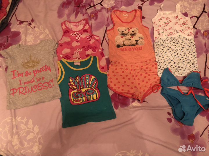 Вещи пакетом для девочки 104