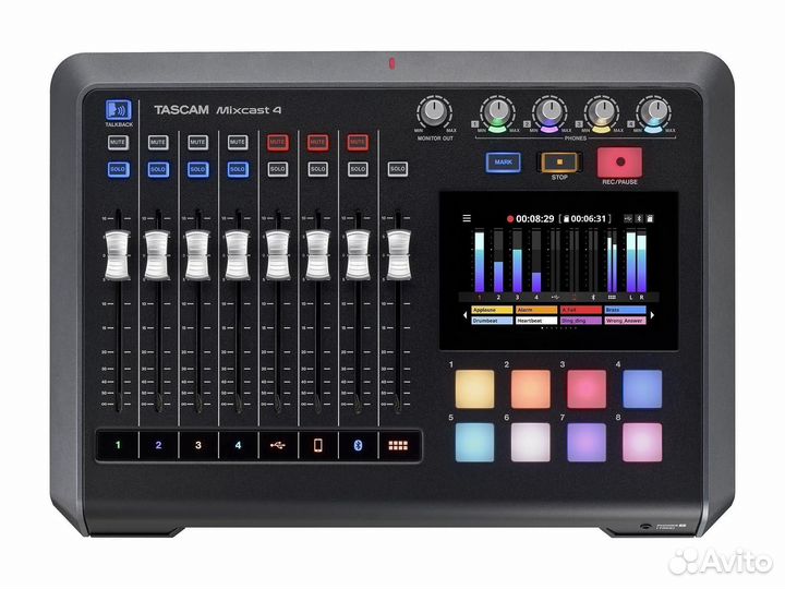 Tascam Mixcast 4 аудиоинтерфейс