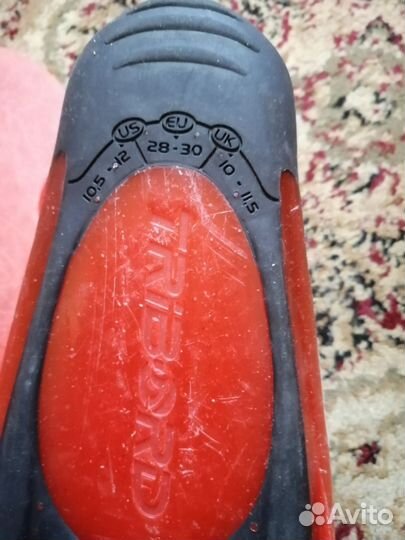 Ласты размеры 28-36