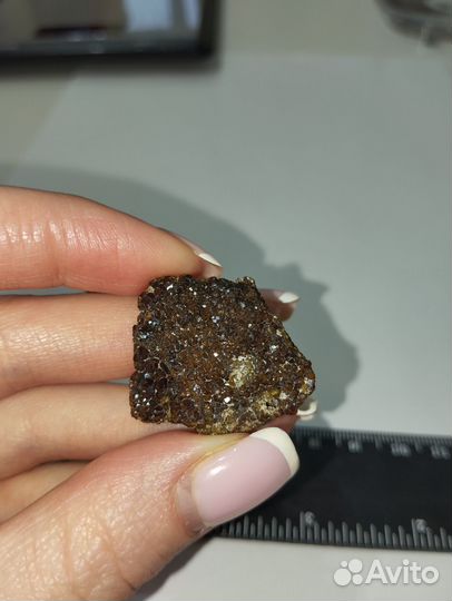 Гранат в породе камень минерал 2 шт. лот