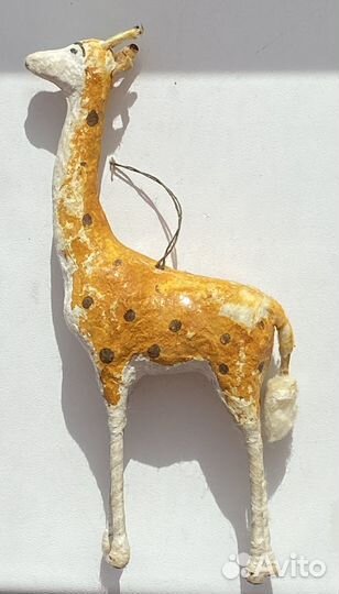 Ватные елочные игрушки СССР