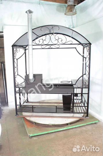 Мангал с крышей