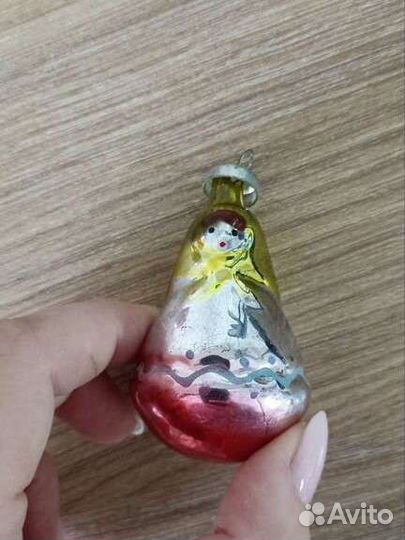 Елочная игрушка СССР матрёшка