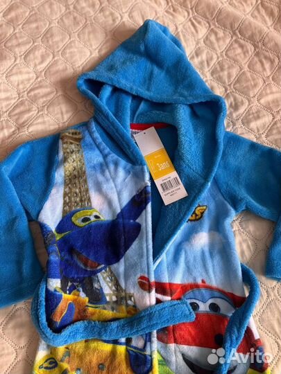 Халат Супер Крылья на 2-3 года