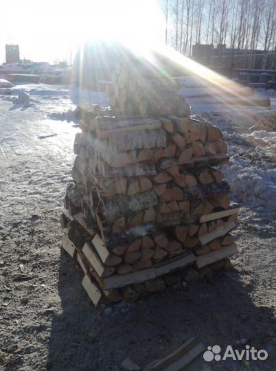 Дрова березовые колотые с доставкой
