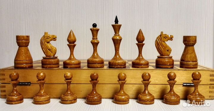 Шахматы СССР Деревянные Антикварные Турнирные 1976