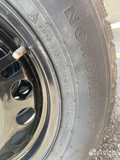 Колеса R16 Nokian Nordman 7 зимние