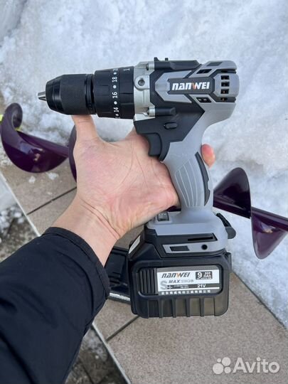 Шуруповерт для ледобура Nanwei 3 в 1
