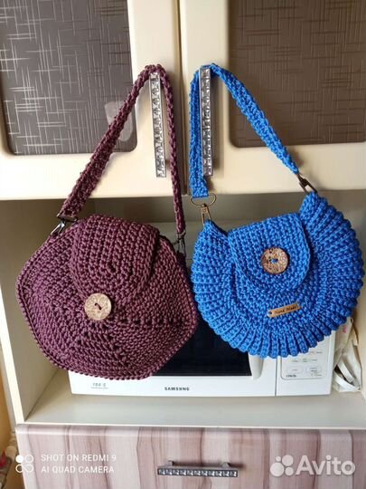 Сумка женская вязаная