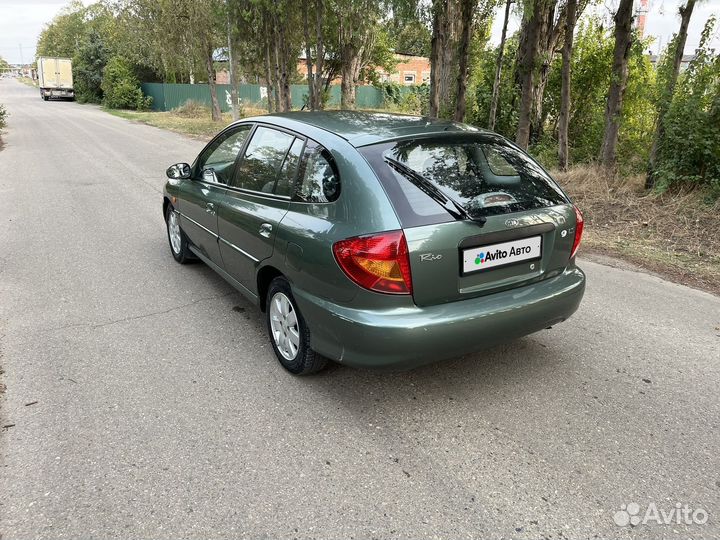 Kia Rio 1.5 МТ, 2002, 212 500 км