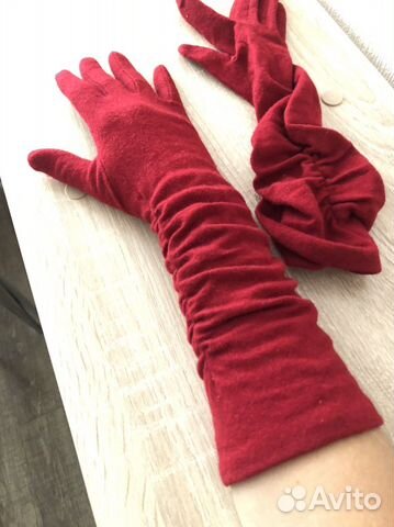Перчатки женские длинные