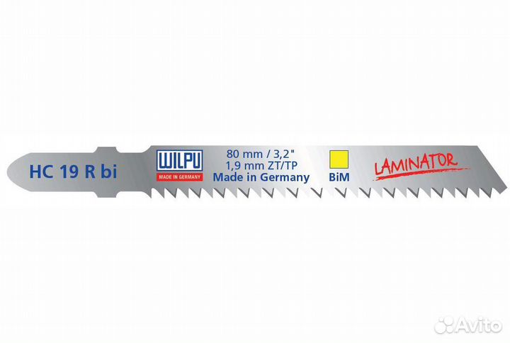 Пилки для лобзика HC 19 R bi wilpu Германия