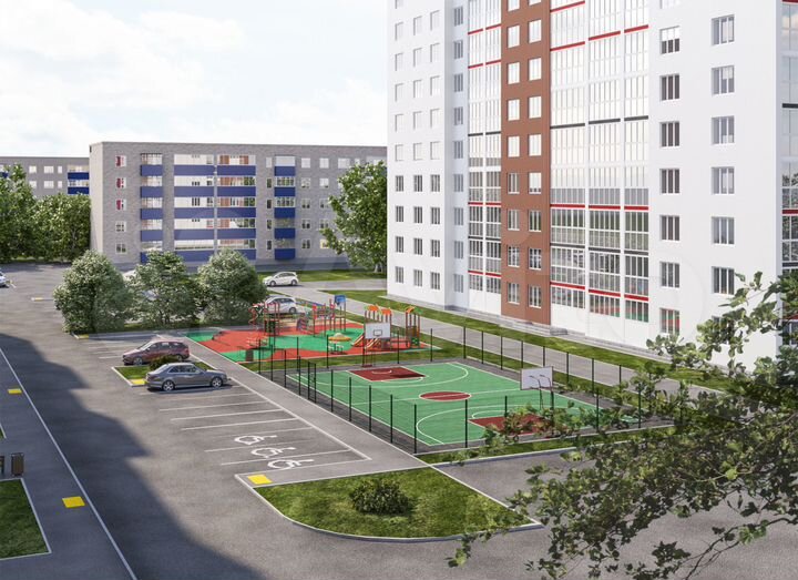 3-к. квартира, 61,5 м², 6/9 эт.