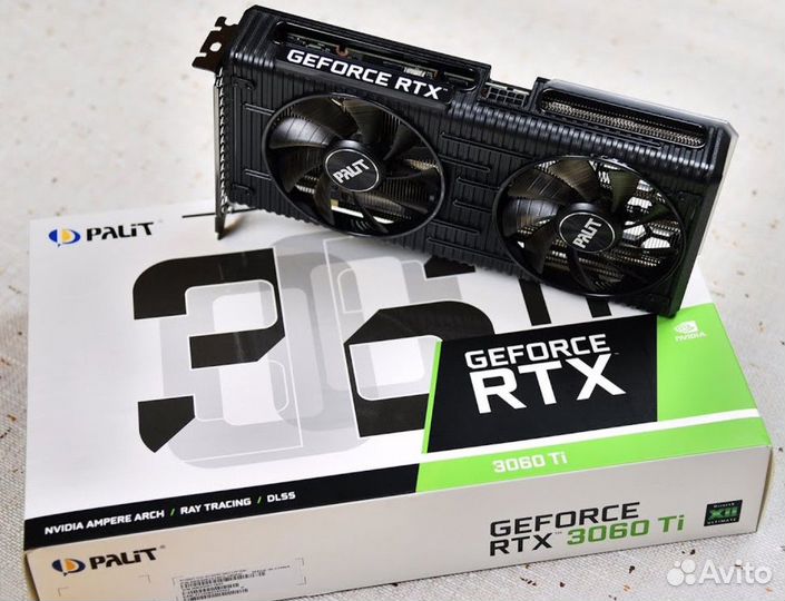 Игровая видеокарта RTX 3060Ti 8gb гарантия днс