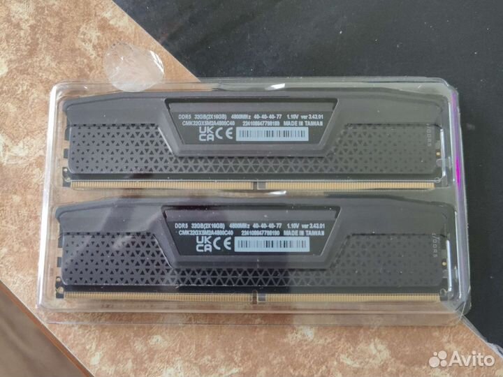Оперативная память dimm DDR5(32GB) 2x16GB(4800HZ