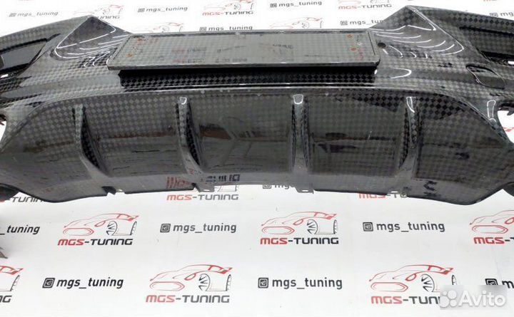 Диффузор карбон Mercedes GLE coupe 292 гле купе