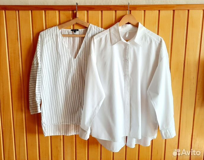 Рубашка женская белая befree 44 46