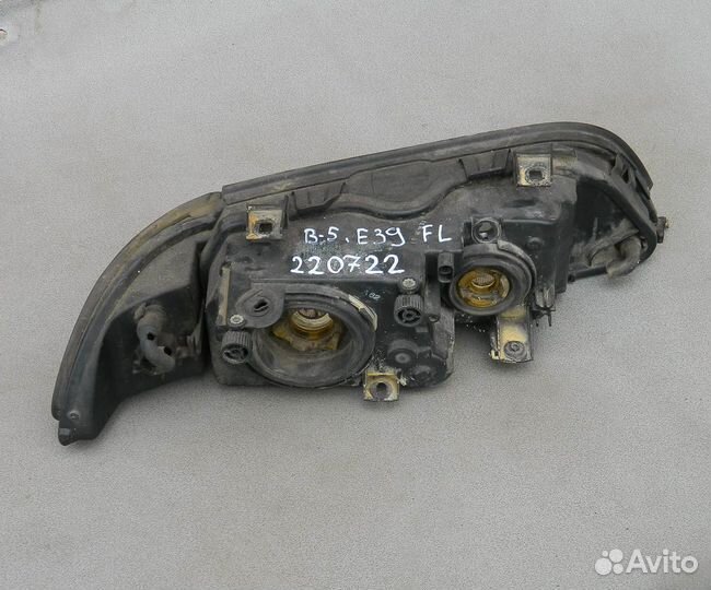 Фара левая BMW 5 E39 hella (дефект)