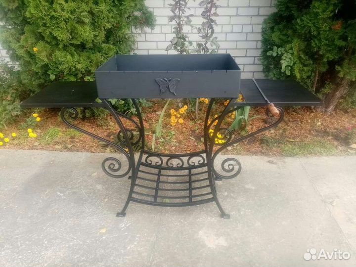 Мангал с полками