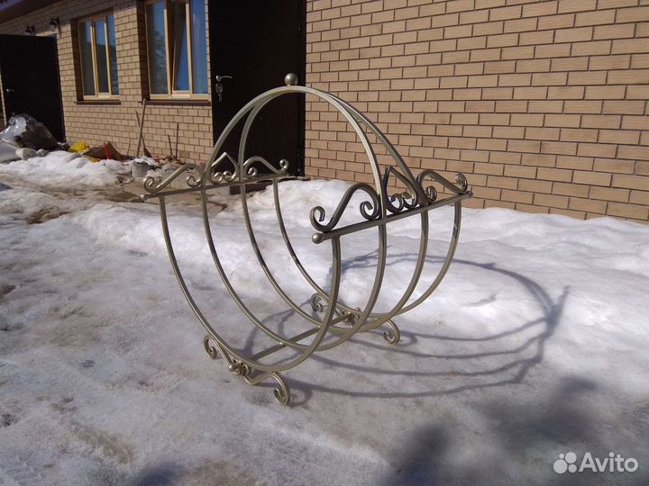 Дровница для камина, для бани