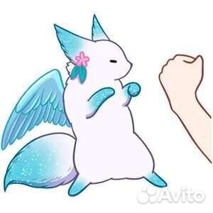 Амигуруми из бисера Минто(из стикеров вк)