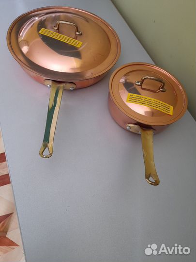 Комплект посуды из меди Германия