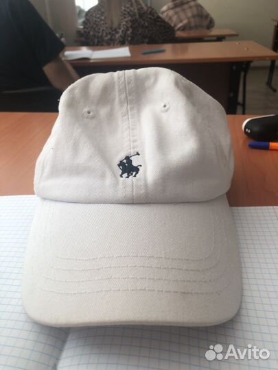 Кепка polo ralph lauren белая