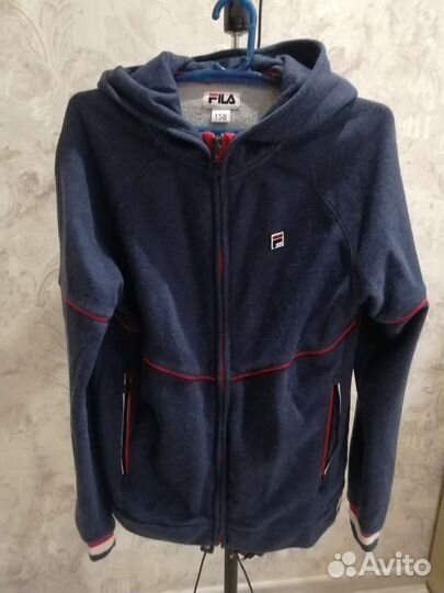 Толстовка с капюшоном серая рост 152