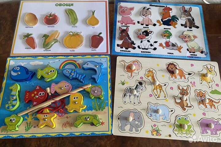 Развивающие игрушки пакетом