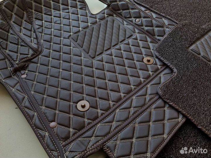 5D Ковры Hyundai Santa Fe - Tucson - Sonata Коричн